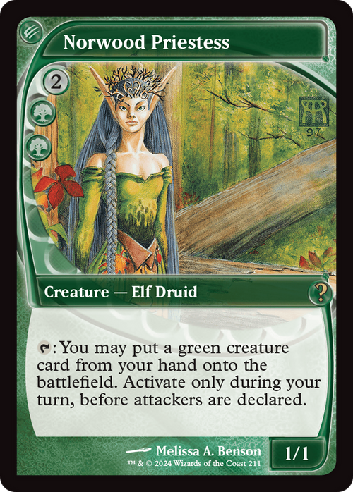 Norwood Priestess (Future Sight) (MB2-211) - Mystery Booster 2