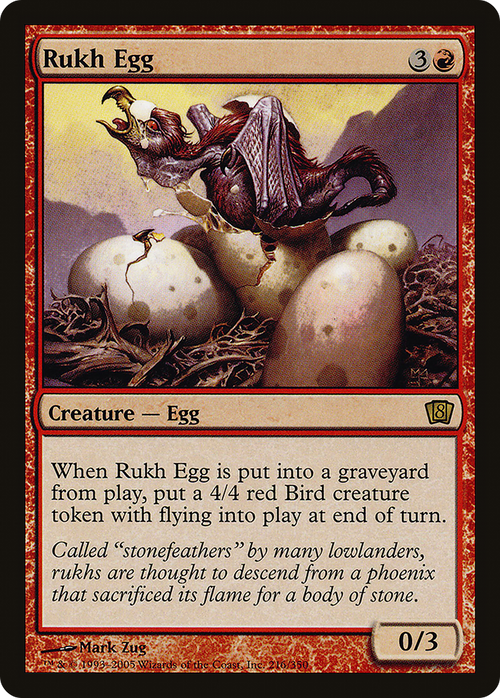 Rukh Egg (8ED-216) - 8th Edition Foil
