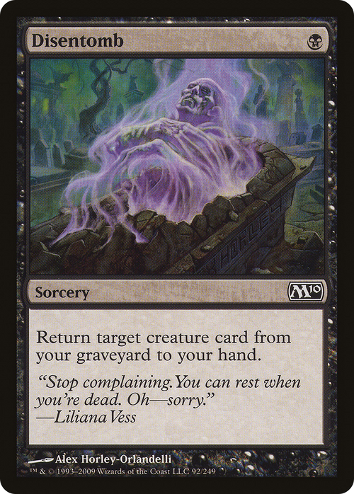 Disentomb (M10-092) - Magic 2010 Foil