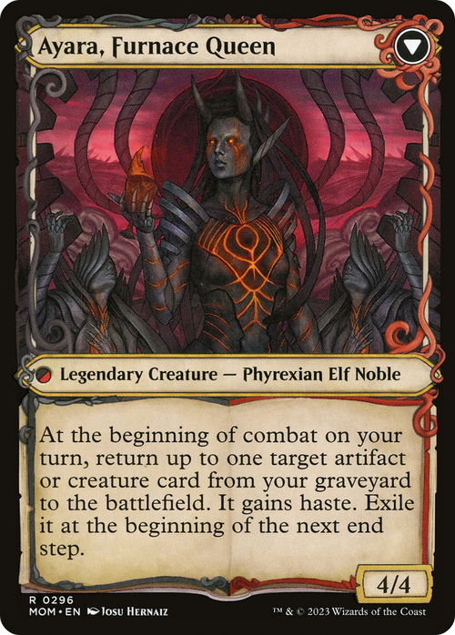 Ayara, Widow of the Realm (Showcase) (MOM-296) - March of the Machine: (Showcase)