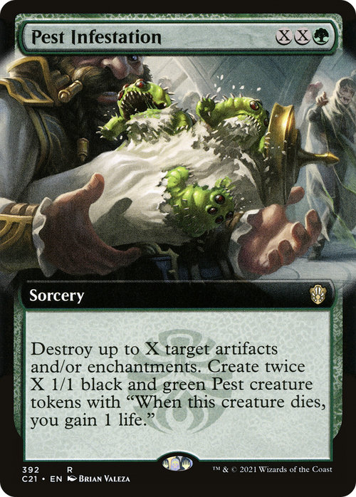 Pest Infestation (Extended Art) (C21-392) - Commander 2021: (Extended Art)