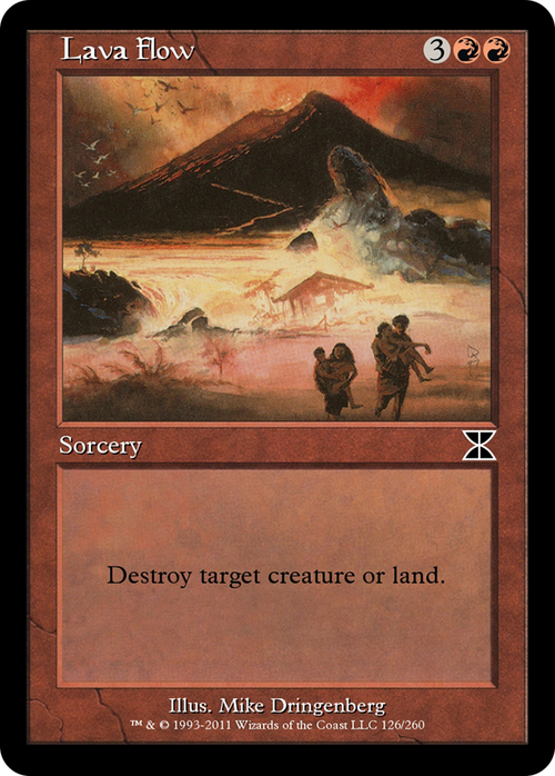 Lava Flow (ME4-126) - Masters Edition IV Foil