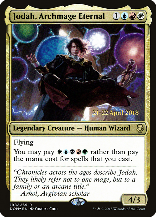 Jodah, Archmage Eternal (PRE-198S) - Dominaria Promos Foil