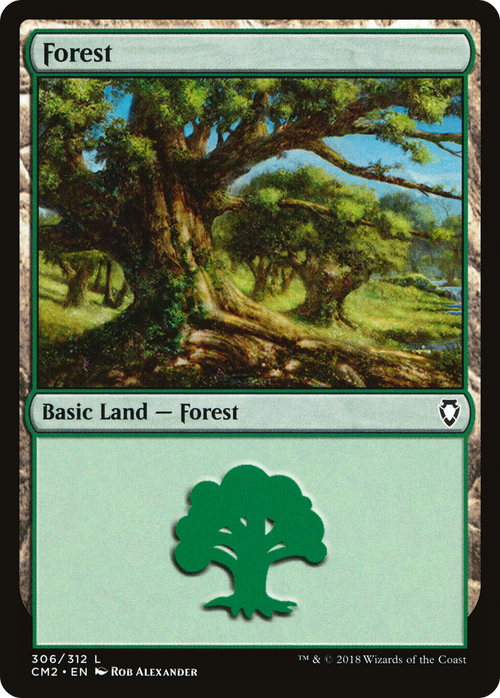 Forest (306) (CM2-306) - Commander Anthology Volume II