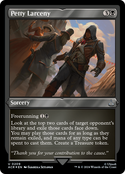 Petty Larceny (Foil Etched) (ACR-209) - Assassin's Creed Foil