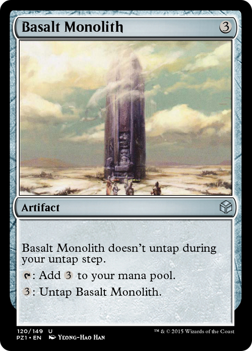 Basalt Monolith (PZ1-120) - Legendary Cube Prize Pack