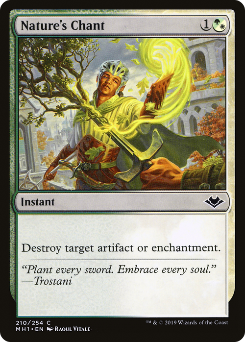 Nature's Chant (MH1-210) - Modern Horizons Foil