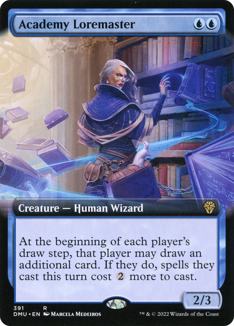 Academy Loremaster (Extended Art) (DMU-391) - Dominaria United: (Extended Art) Foil