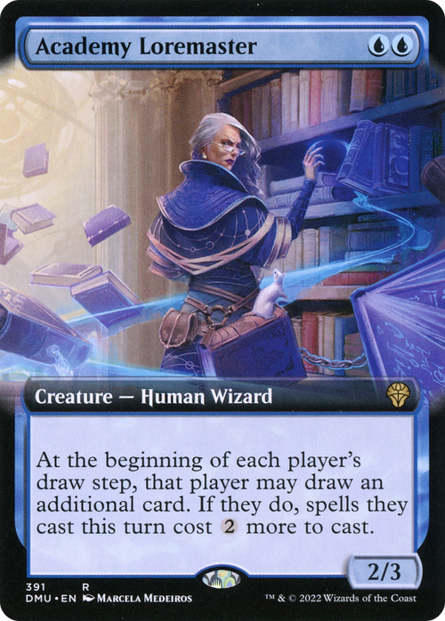 Academy Loremaster (Extended Art) (DMU-391) - Dominaria United: (Extended Art) Foil