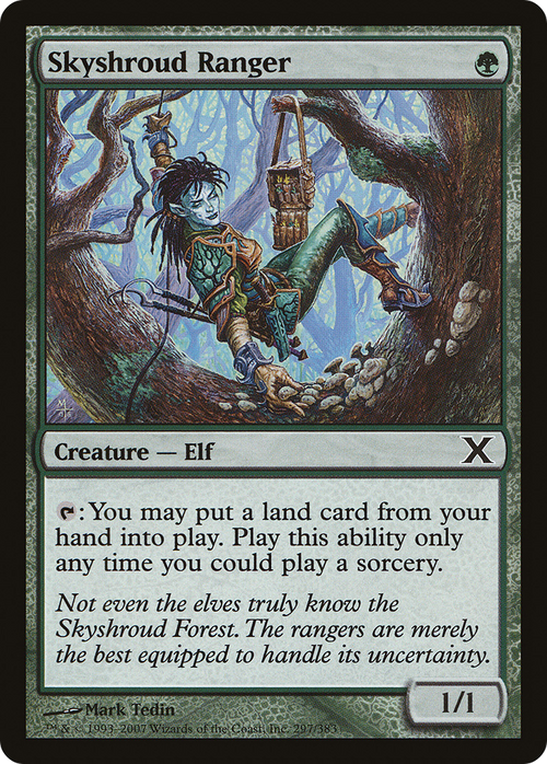 Skyshroud Ranger (10E-297) - Tenth Edition Foil
