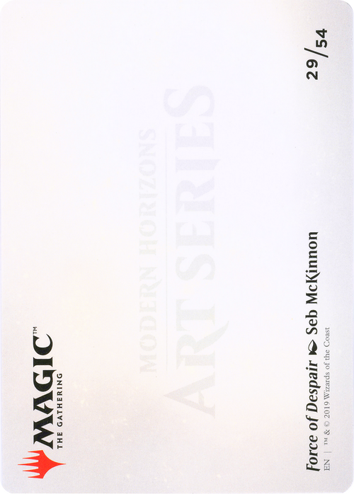 Force of Despair // Force of Despair (AMH1-029) - Modern Horizons Art Series (Borderless)