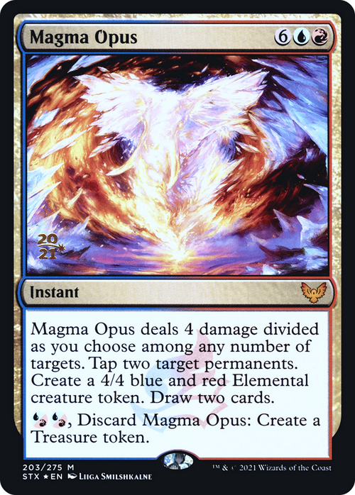 Magma Opus (PRE-203S) - Strixhaven: School of Mages Promos Foil
