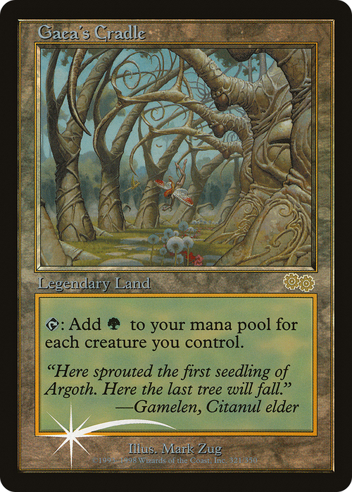 Gaea's Cradle (JDG-003) - Judge Gift Cards 1998 Foil