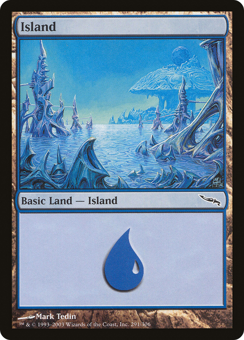 Island (291) (MRD-291) - Mirrodin
