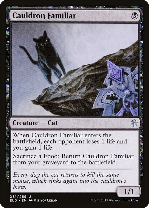 Cauldron Familiar (ELD-081) - Throne of Eldraine Foil