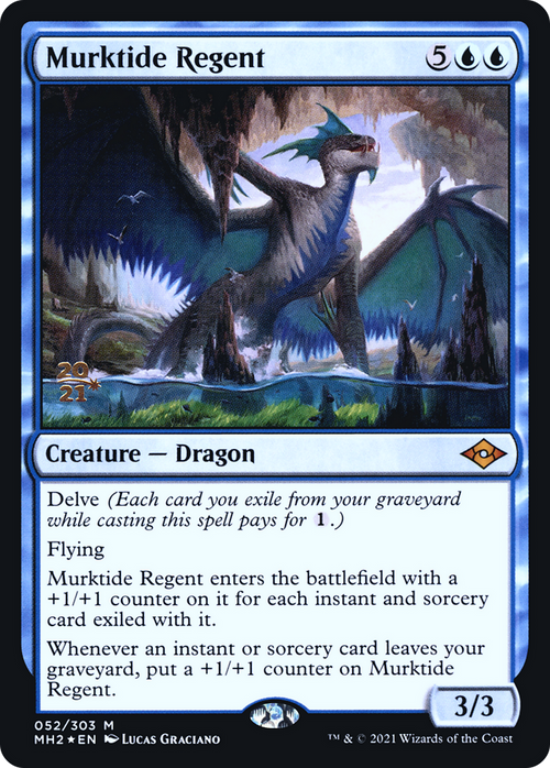 Murktide Regent (PRE-52S) - Modern Horizons 2 Promos Foil