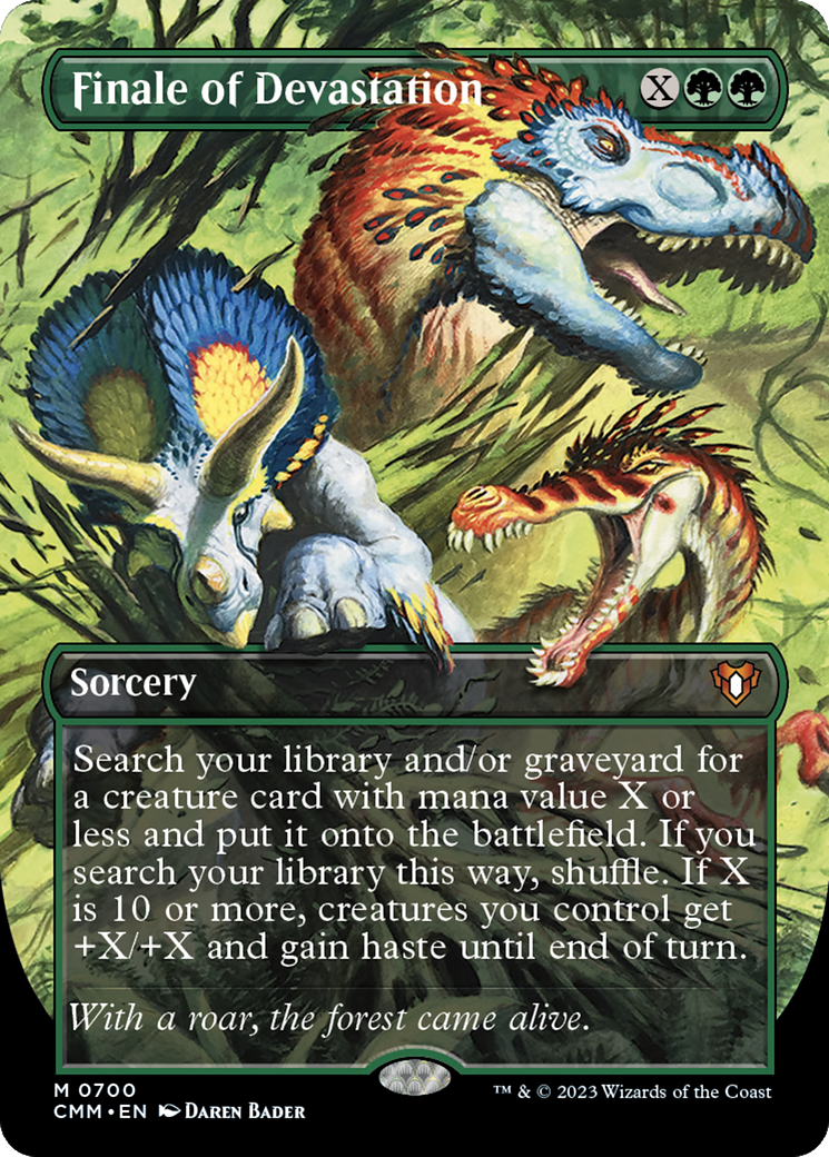 Finale of Devastation (Borderless) (CMM-700) - Commander Masters