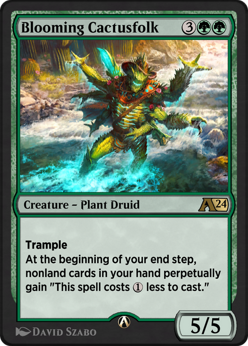 Blooming Cactusfolk (YOTJ-016) - Alchemy: Outlaws of Thunder Junction