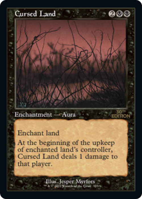 Cursed Land (Retro Frame) (30A-393) - 30th Anniversary Edition