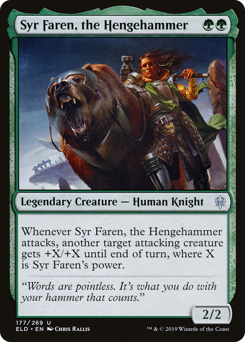 Syr Faren, the Hengehammer (ELD-177) - Throne of Eldraine
