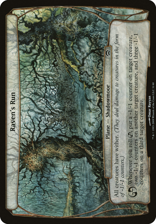 Raven's Run (Planechase) (OVER-031) - Planechase Planes