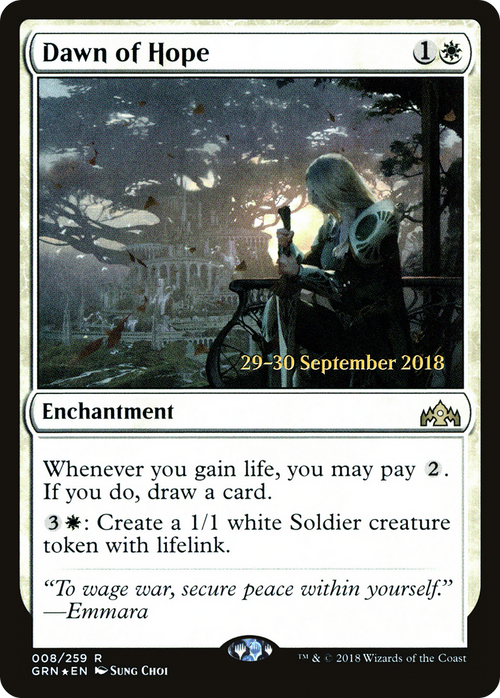 Dawn of Hope (PRE-08S) - Guilds of Ravnica Promos Foil