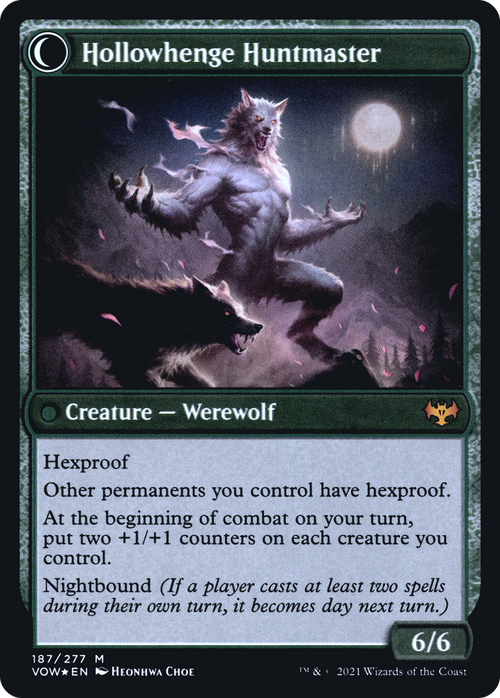 Avabruck Caretaker (PRE-187) - Innistrad: Crimson Vow Promos: (Double Faced Transform) Foil