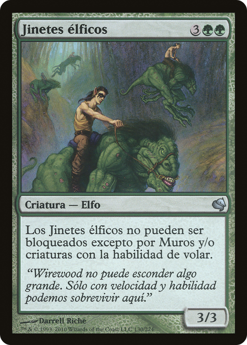 Elven Riders (Spanish) - "Jinetes elficos" (PS11-130) - Salvat 2011