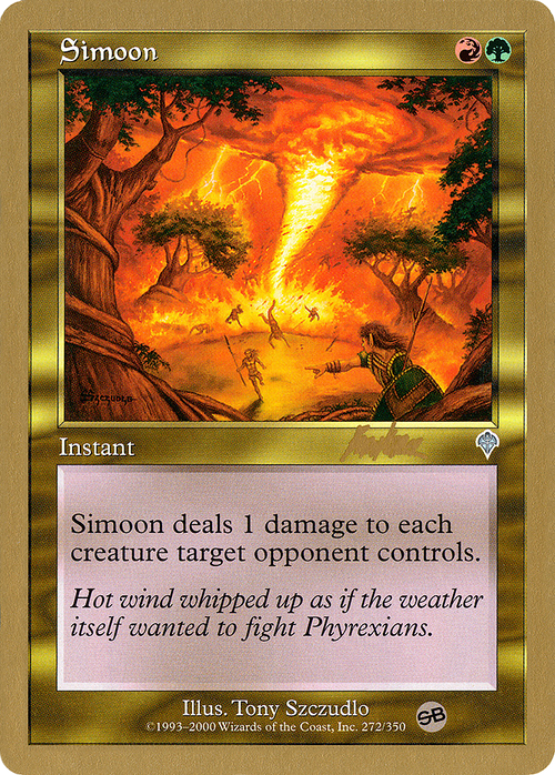 Simoon - 2002 Brian Kibler (INV) (SB) (WCD-) - World Championship Decks 2002