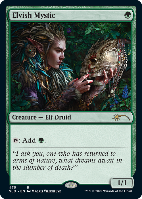 Elvish Mystic (475) (SLD-475) - Secret Lair Drop Foil