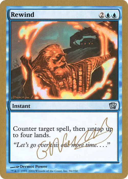 Rewind - 2004 Gabriel Nassif (8ED) (WCD-GN96) - World Championship Decks 2004