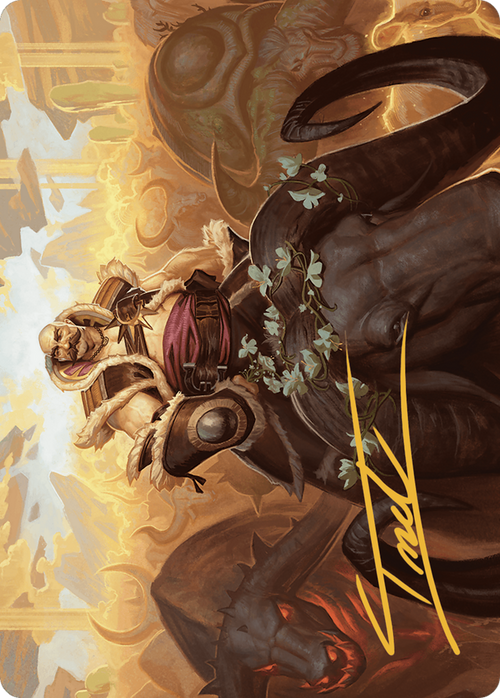 Bruse Tarl, Roving Rancher // Bruse Tarl, Roving Rancher (AOTJ-020) - Outlaws of Thunder Junction Art Series (Borderless)