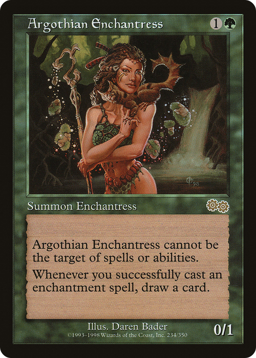 Argothian Enchantress (USG-234) - Urza's Saga