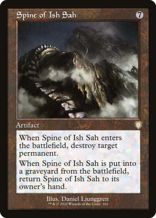 Spine of Ish Sah (Retro Frame) (BRC-162) - The Brothers' War Commander