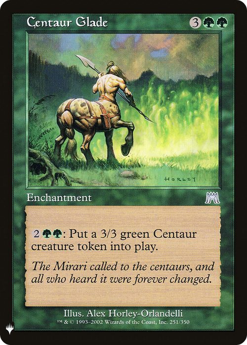 Centaur Glade (LIST-ONS-251) - The List