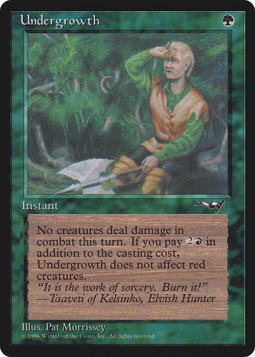 Undergrowth (Holding Axe) (ALL-088) - Alliances