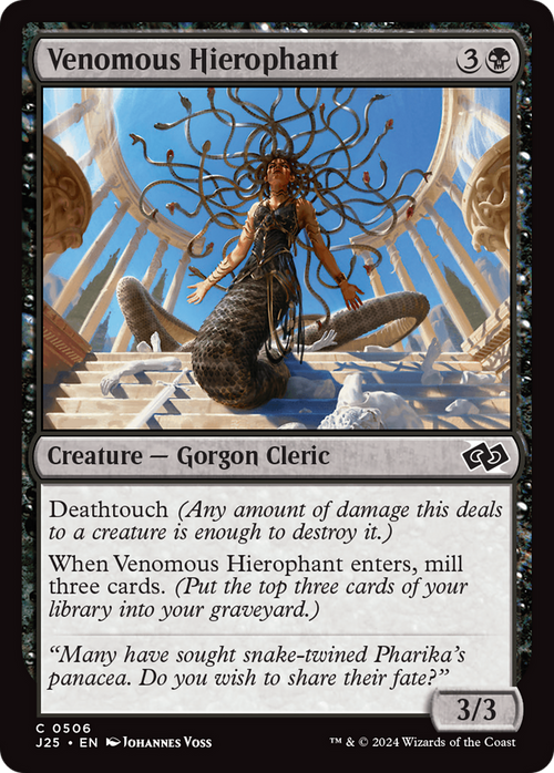 Venomous Hierophant (J25-506) - Foundations Jumpstart