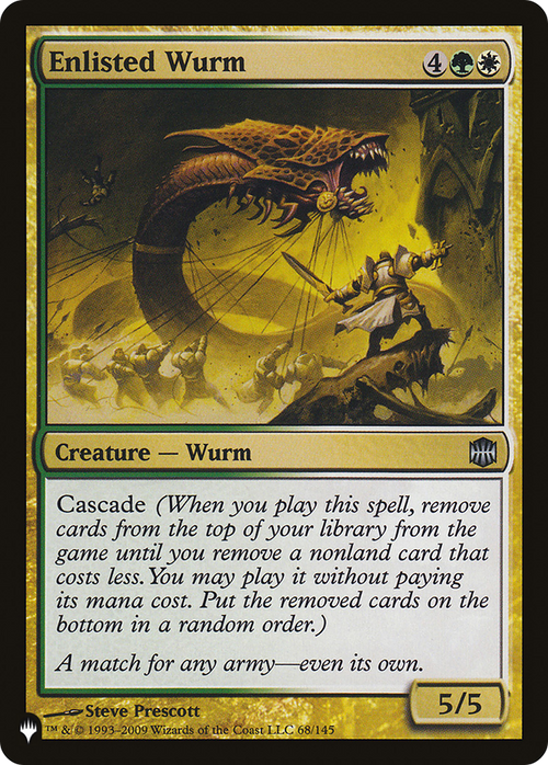 Enlisted Wurm (LIST-ARB-68) - The List