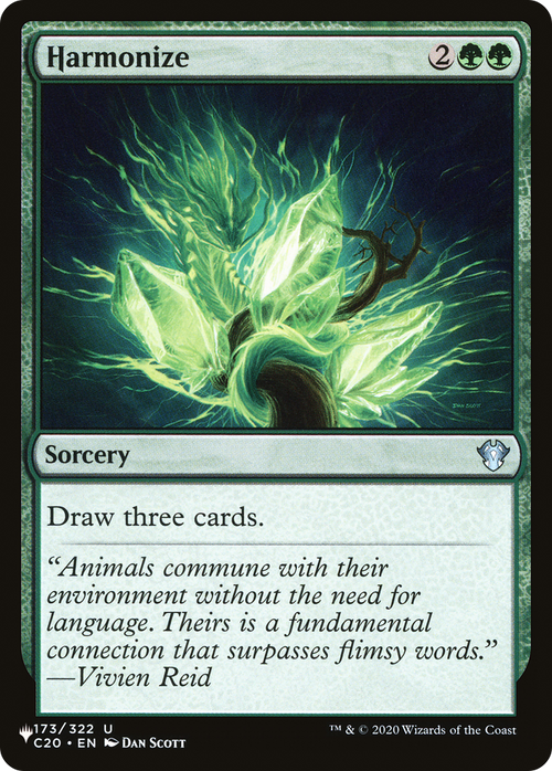 Harmonize (C20) (LIST-C20-173) - The List