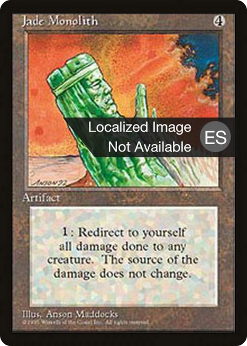 Jade Monolith (4BB-) - Fourth Edition Foreign Black Border