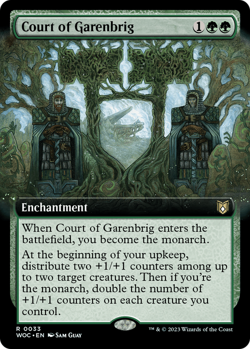 Court of Garenbrig (Extended Art) (WOC-033) - Wilds of Eldraine Commander: (Extended Art)