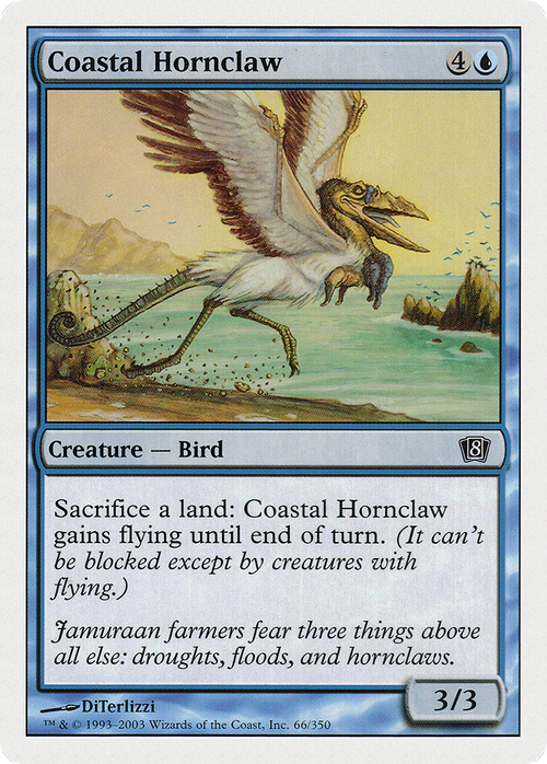 Coastal Hornclaw (8ED-066) - 8th Edition Foil