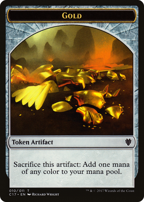 Gold (TC17-010) - Commander 2017 Tokens