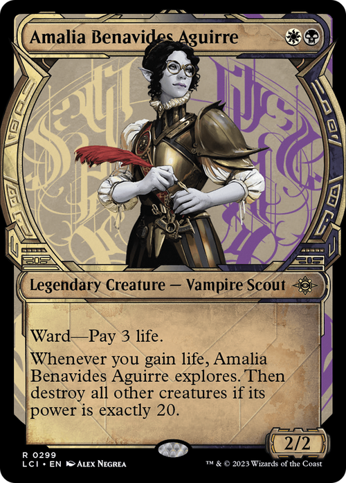 Amalia Benavides Aguirre (Showcase) (LCI-299) - The Lost Caverns of Ixalan: (Showcase) Foil