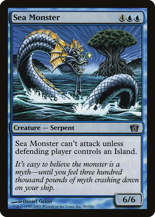 Sea Monster (8ED-099) - 8th Edition