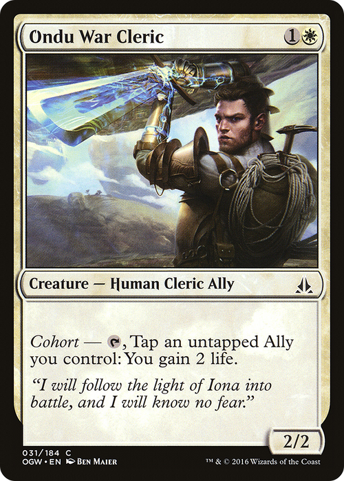 Ondu War Cleric (OGW-031) - Oath of the Gatewatch