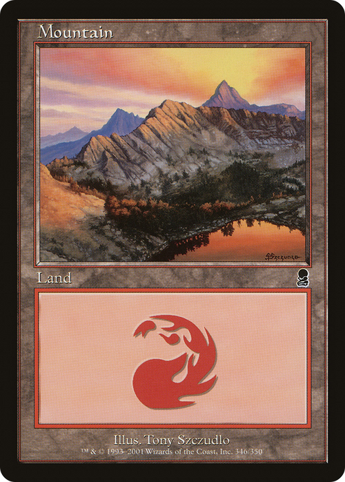 Mountain (346) (ODY-346) - Odyssey Foil