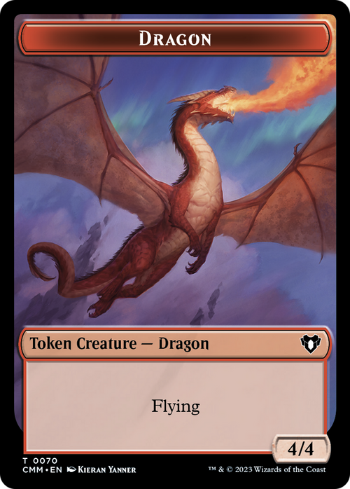 Dragon (TCMM-070) - Commander Masters Tokens Foil
