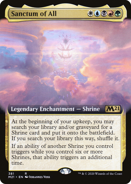 Sanctum of All (Extended Art) (M21-381) - Core Set 2021: (Extended Art)