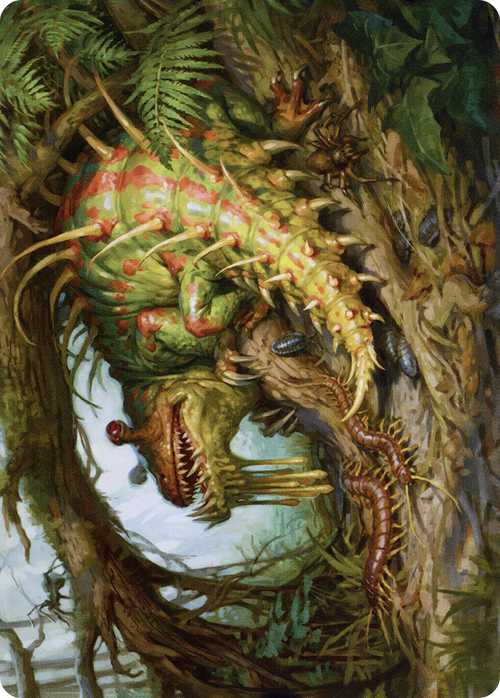 Blex, Vexing Pest // Blex, Vexing Pest (ASTX-022) - Strixhaven Art Series (Borderless) Foil